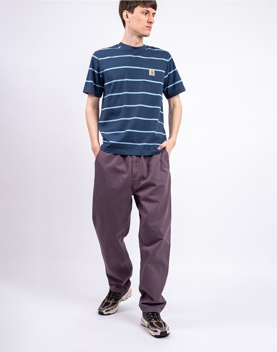 Carhartt WIP Flint Pant Manta garment dyed