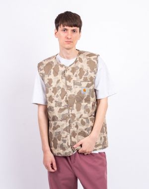 Carhartt WIP Skyton Vest Camo Duck, Desert