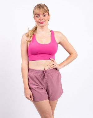 Patagonia W's Maipo Mid Impact Bra Luminous Pink