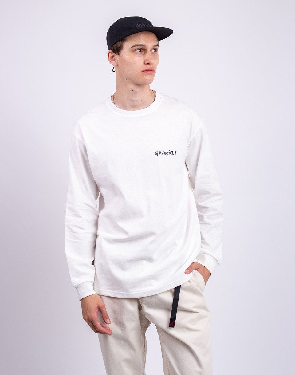 Gramicci Geared Up L/S Tee WHITE