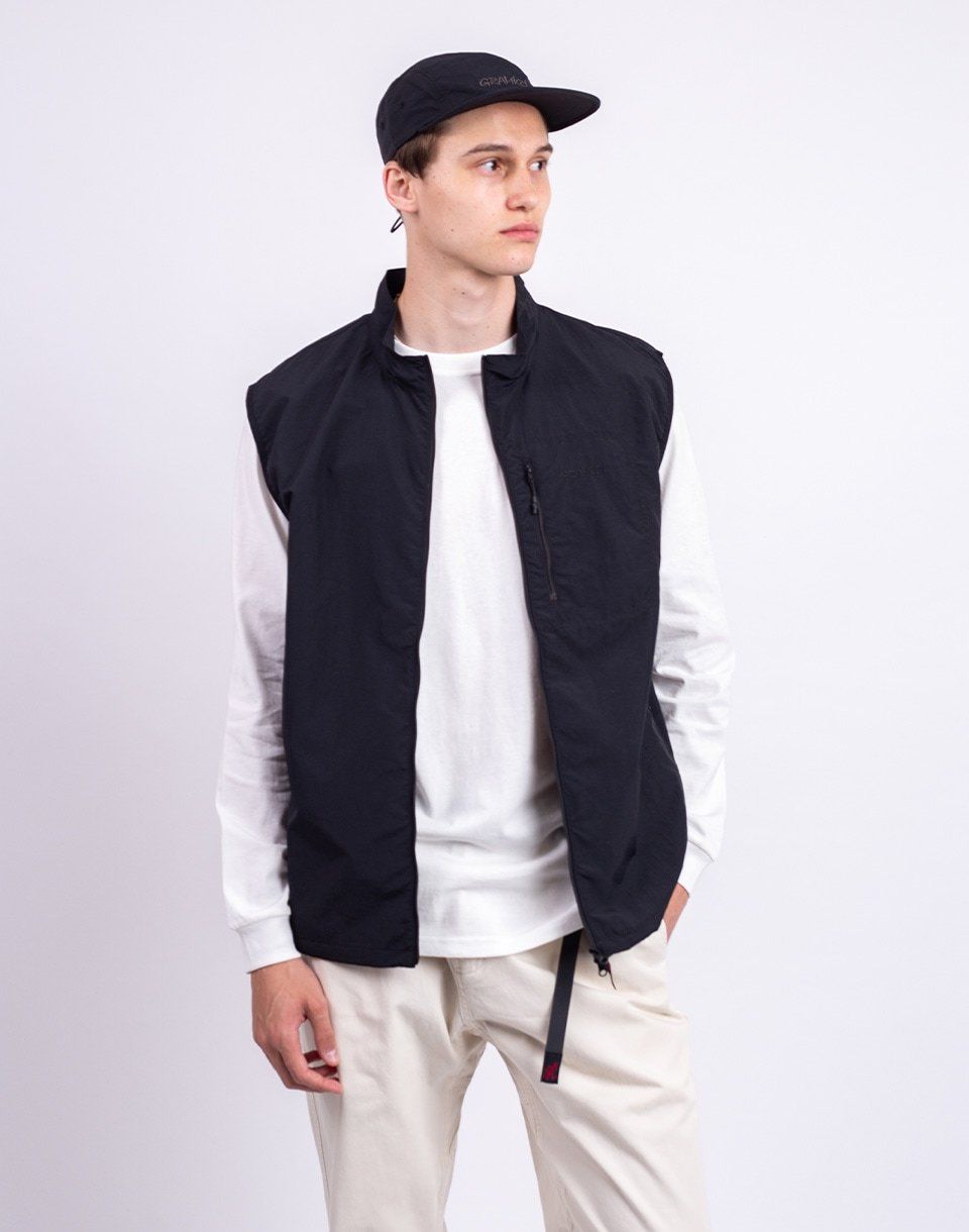 Gramicci Nylon Vest BLACK