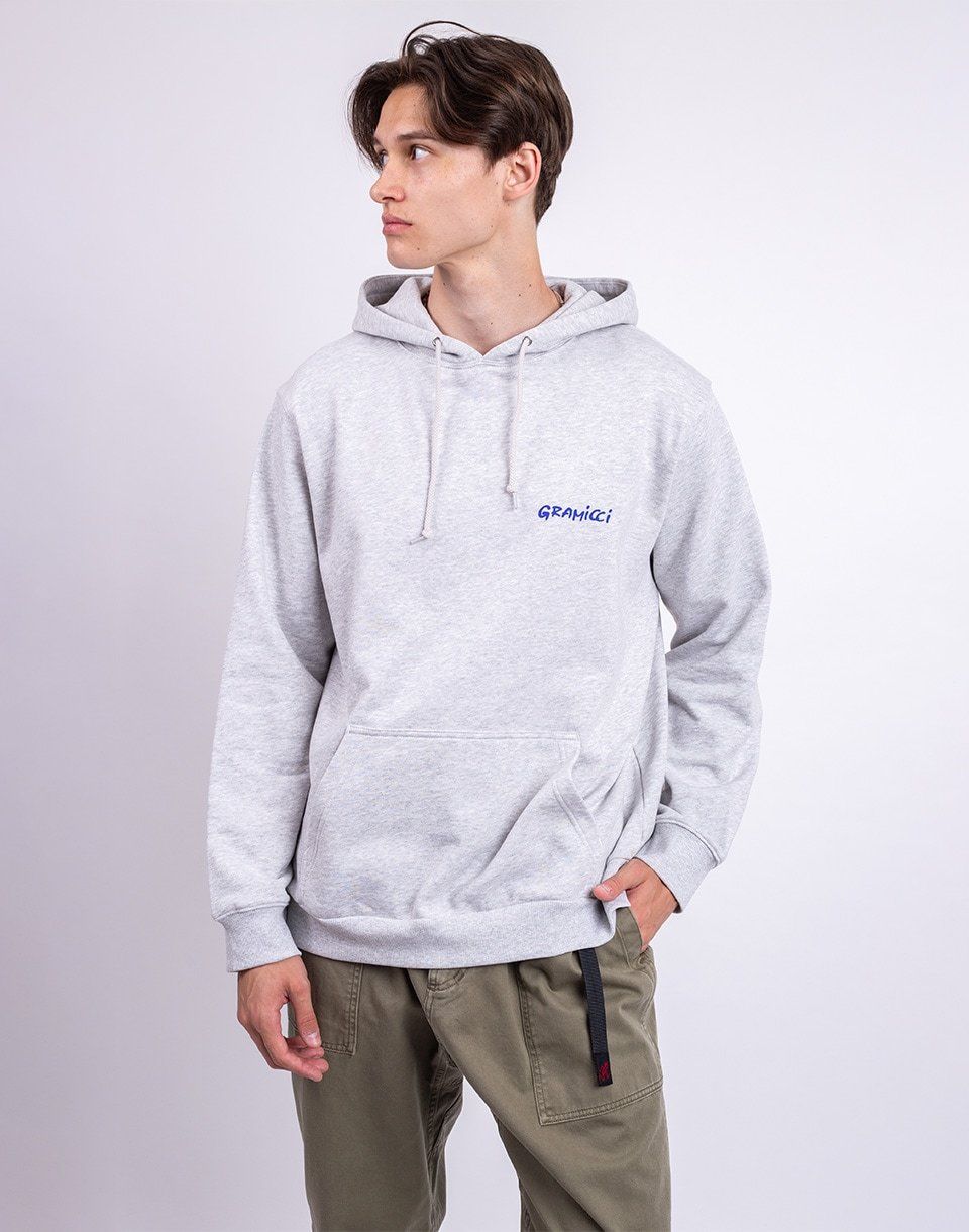 Gramicci Snail Hooded Sweatshirt HEATHER ASH