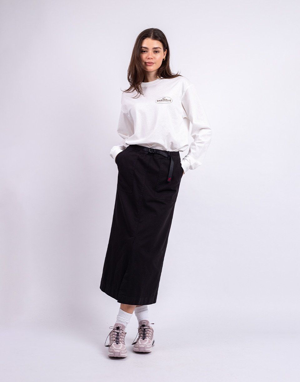 Gramicci Long Baker Skirt BLACK