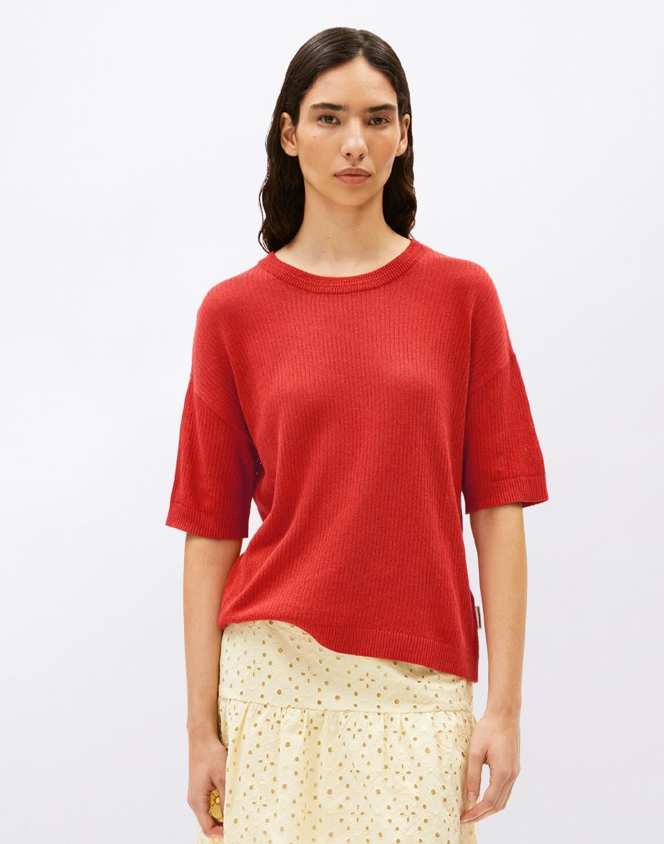 Armedangels Lizaa Lino 3143 coral blush