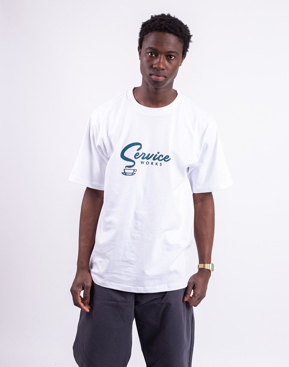 Service Works Espresso Tee WHITE