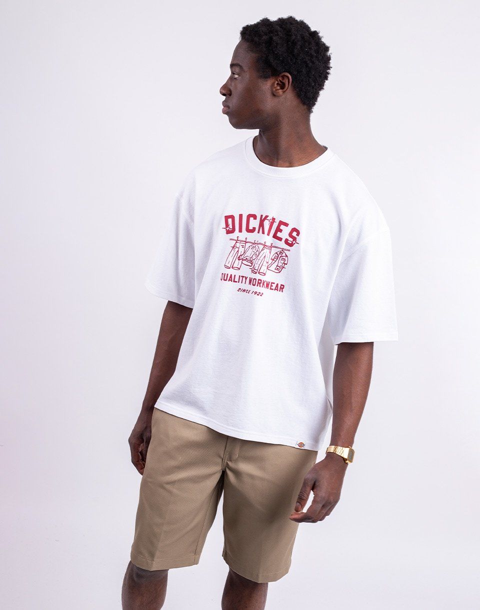 Dickies Laundry Boxy SS Tee WHITE