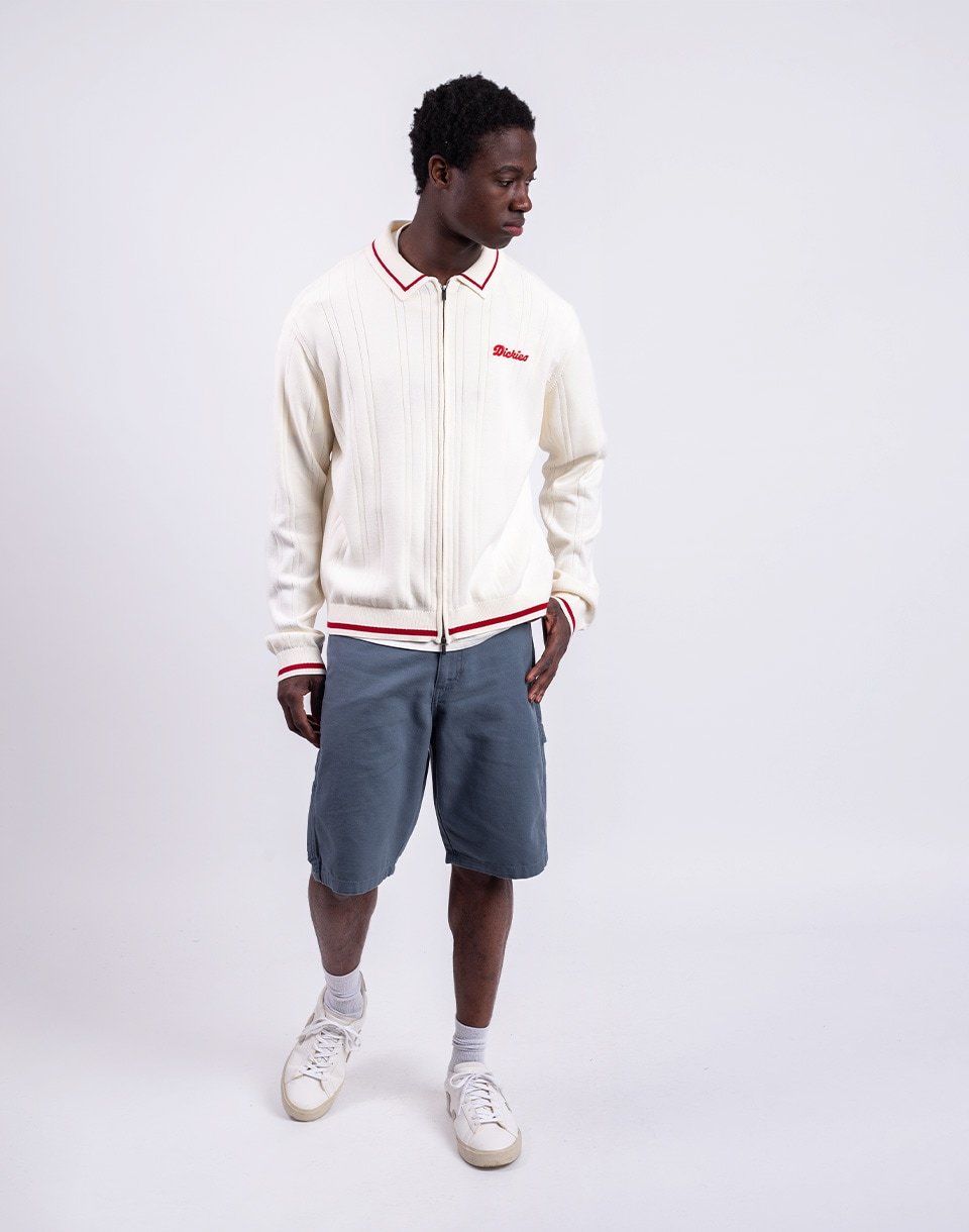 Dickies Lewistown FZ Cardigan EGRET