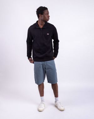 Dickies Oakport Quarter Zip BLACK