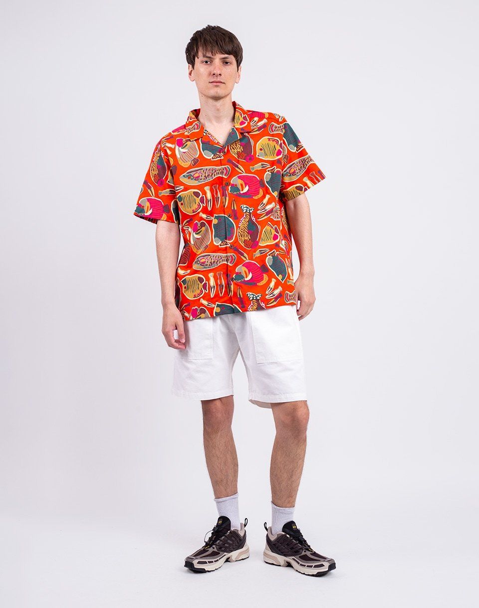 Service Works Classic Canvas Ched Shorts OFF WHITE