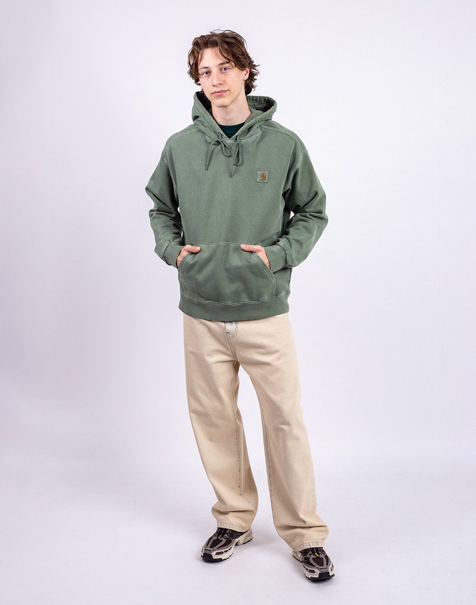 Carhartt WIP Hooded Nelson Sweat Park garment dyed