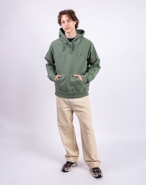 Carhartt WIP Hooded Nelson Sweat Park garment dyed