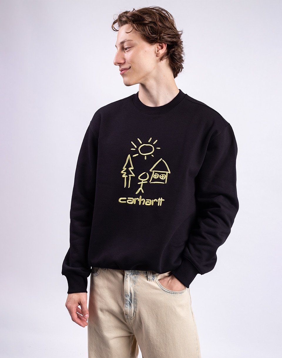 Carhartt WIP Masterpiece Sweat Black/Fandoghi