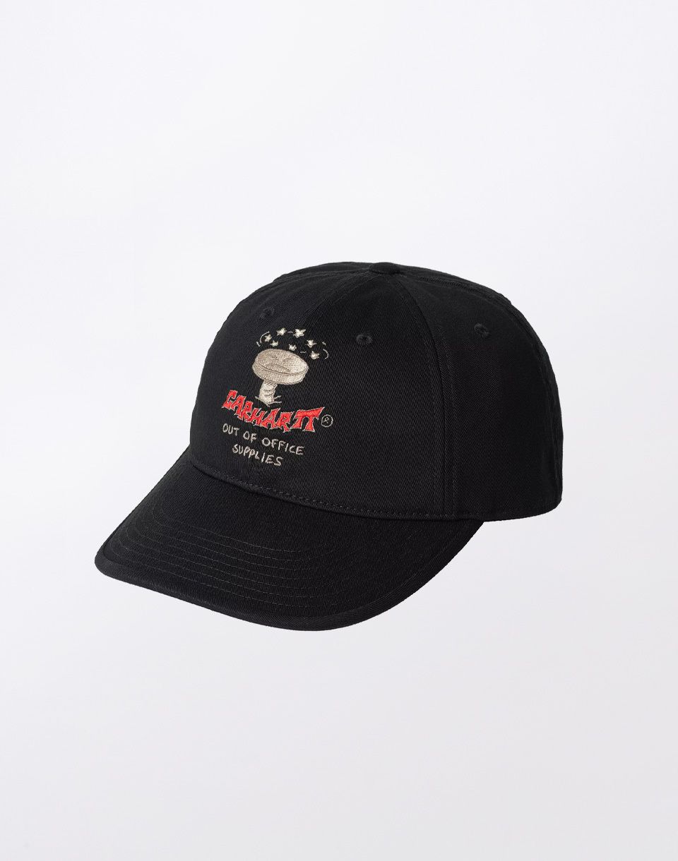 Carhartt WIP Office Supplies Cap Black