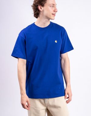 Carhartt WIP S/S Chase T-Shirt Wolfsbane/Gold