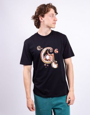 Carhartt WIP S/S Solar Chrome C-Logo T-Shirt Black
