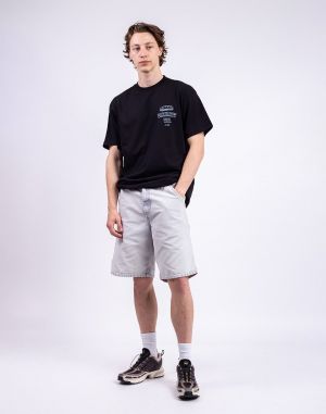 Carhartt WIP Single Knee Short Black chalk wash