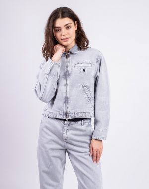 Carhartt WIP W' Emery Jacket Black/Black chalk wash