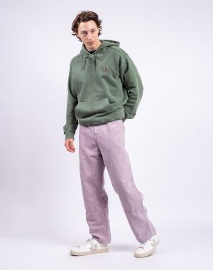 Carhartt WIP Walter Double knee pant Pink Fog garment dyed