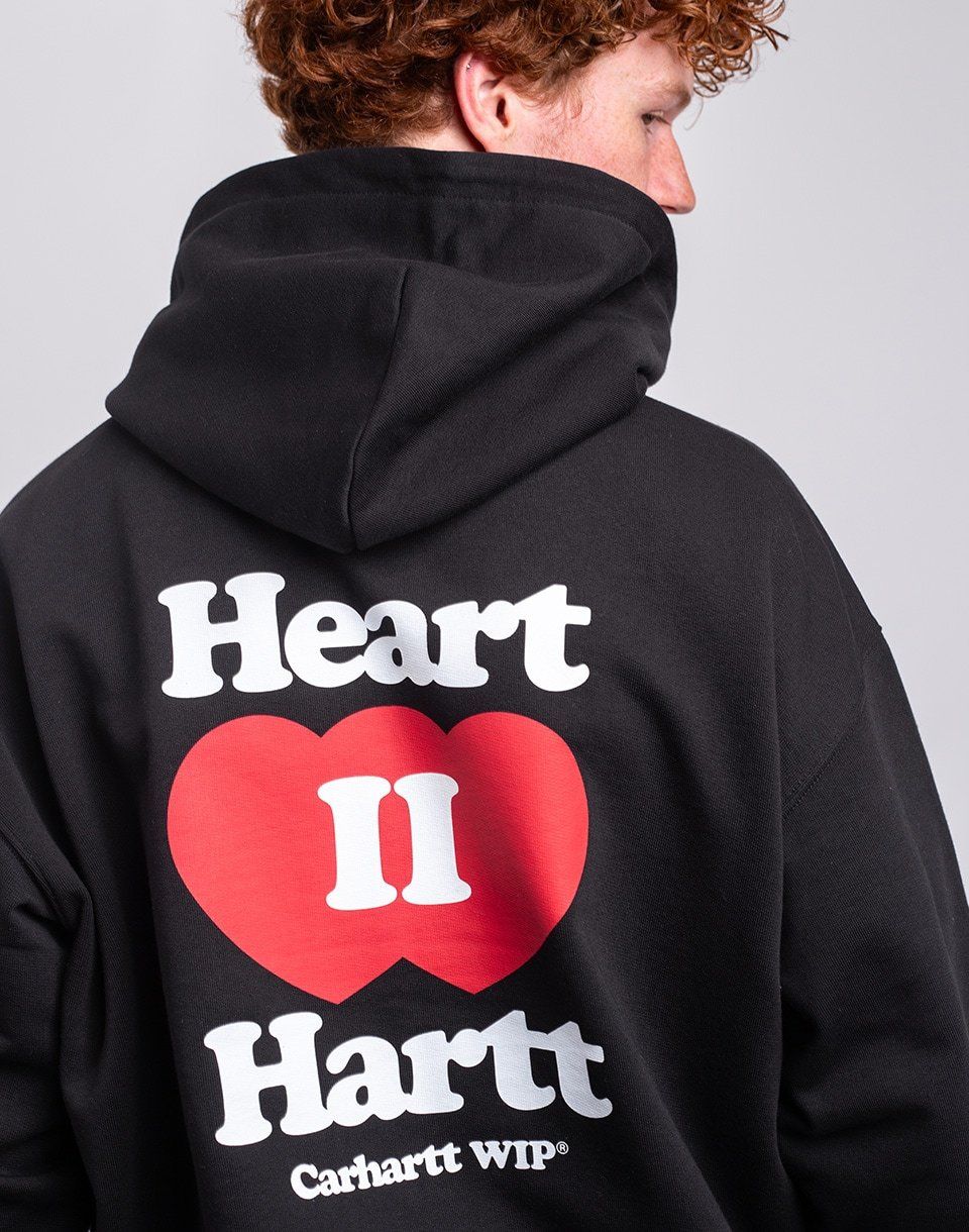 Carhartt WIP Hooded Heart II Hartt Sweat Jacket Black