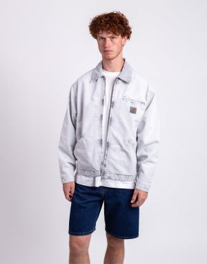 Carhartt WIP OG Detroit Jacket Black/Black chalk wash