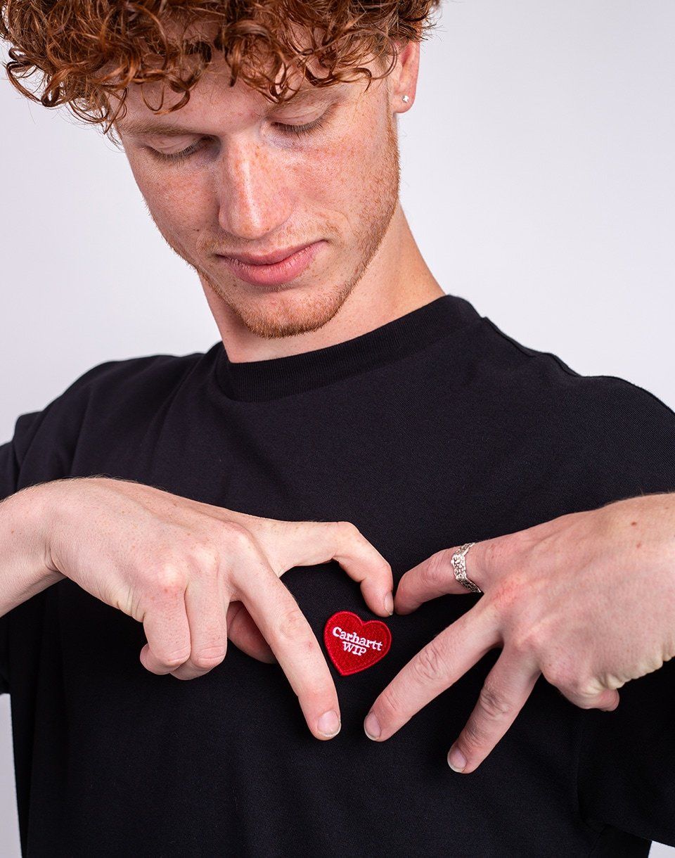 Carhartt WIP S/S Heart II Hartt T-Shirt Black