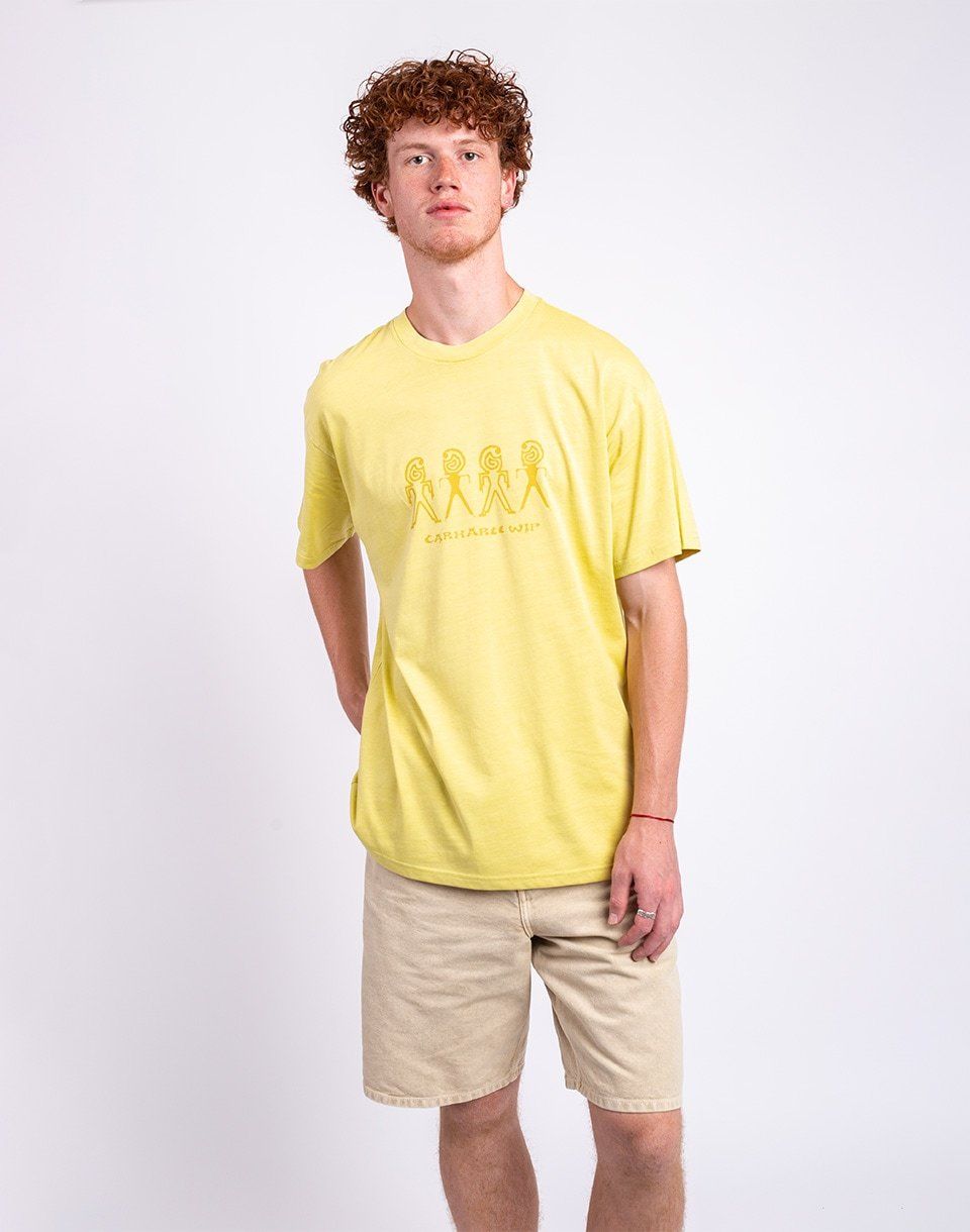 Carhartt WIP S/S Terrestrial T-Shirt Fandoghi/Suncrest pigment garment dyed