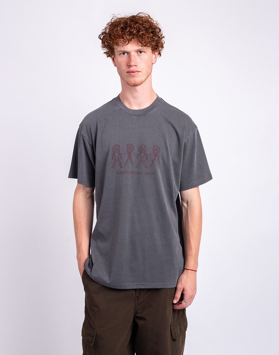 Carhartt WIP S/S Terrestrial T-Shirt Black/ Arbusta pigment garment dyed