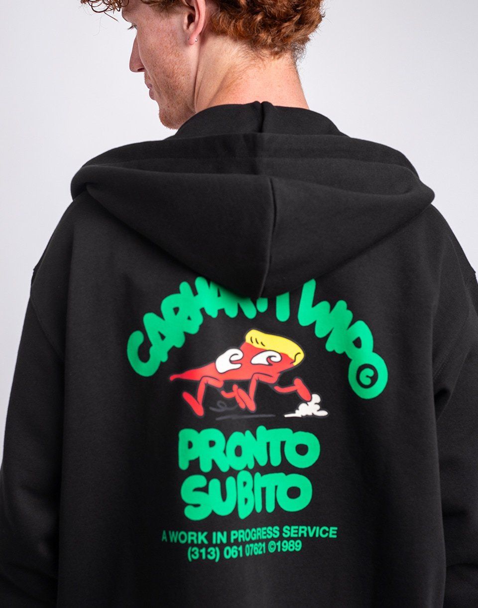 Carhartt WIP Hooded Pronto Sweat Jacket Black