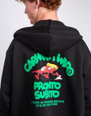 Carhartt WIP Hooded Pronto Sweat Jacket Black