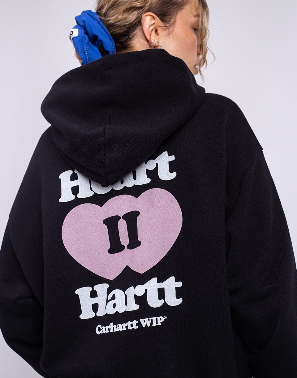 Carhartt WIP W' Hooded Heart II Hartt Jacket Black