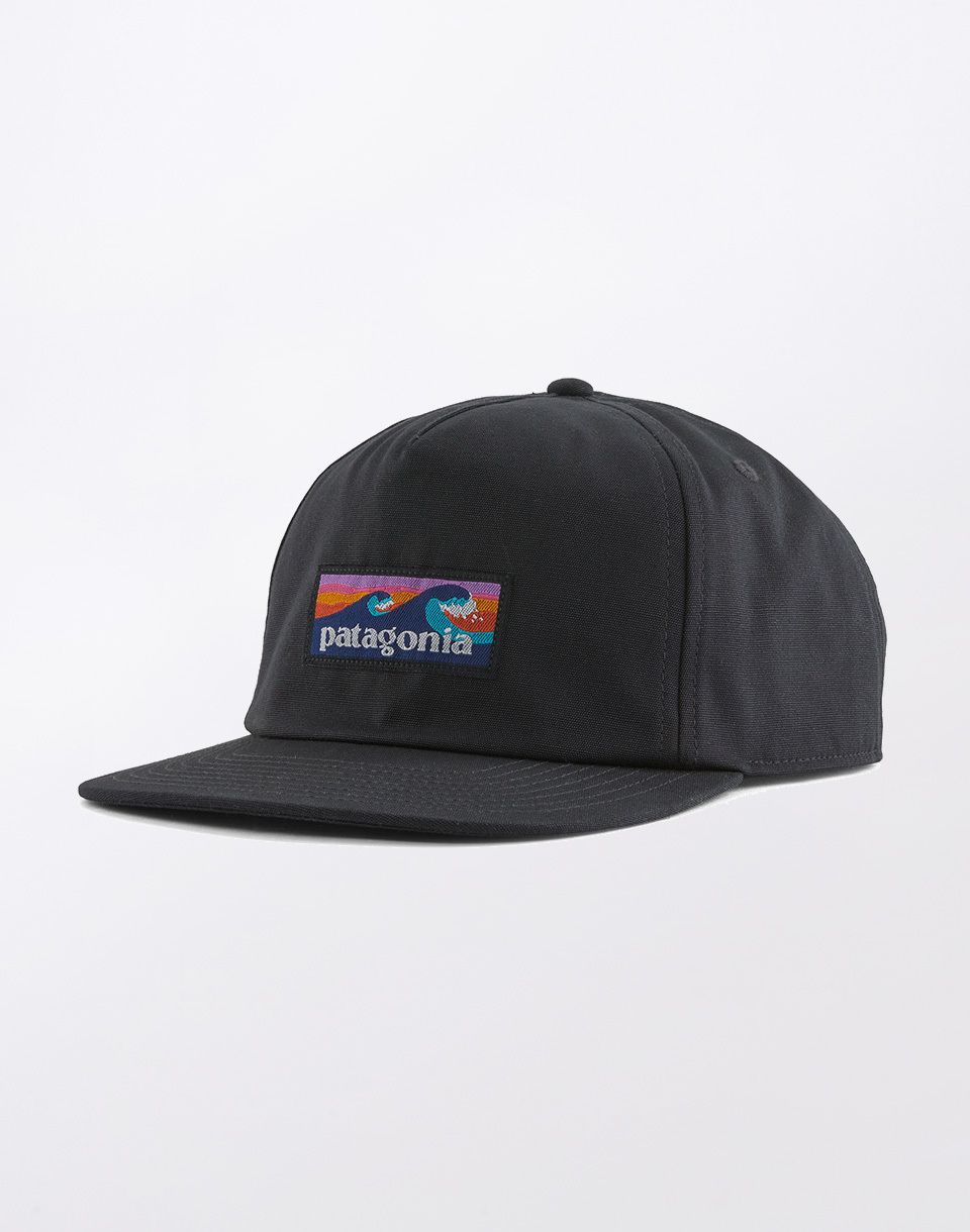 Patagonia Boardshort Label Funfarer Cap Ink Black