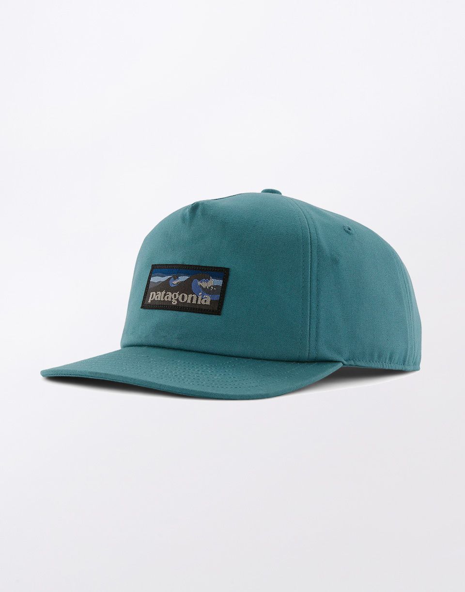 Patagonia Boardshort Label Funfarer Cap Wetland Blue