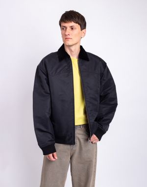Carhartt WIP Santa Fe Alumni Jacket Black/Scarlet