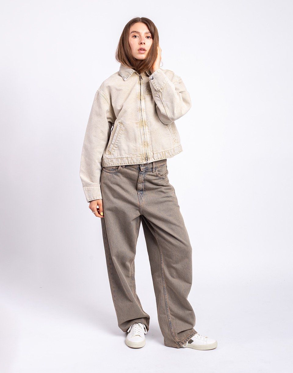 Carhartt WIP W' Emery Jacket Dusty H Brown/ Dusty H Brown chalk wash