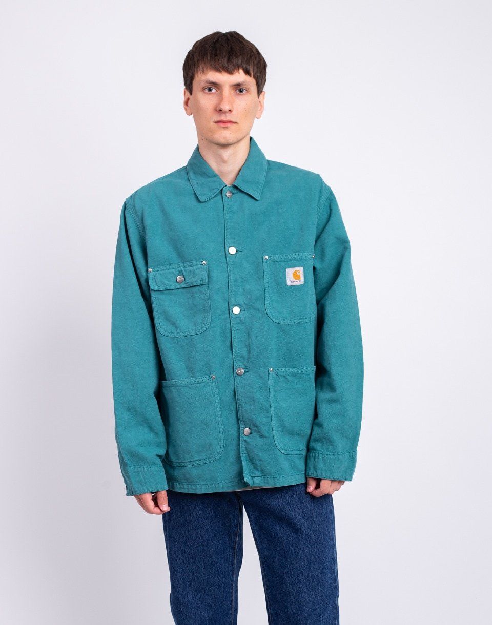 Carhartt WIP Walter Chore Coat Saguaro garment dyed