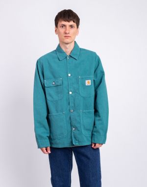 Carhartt WIP Walter Chore Coat Saguaro garment dyed