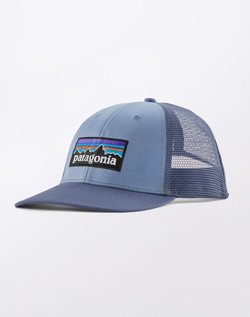 Patagonia P-6 Logo LoPro Trucker Hat Barnacle Blue