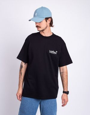 Carhartt WIP S/S Wiptopia Script T-Shirt Black/Wax