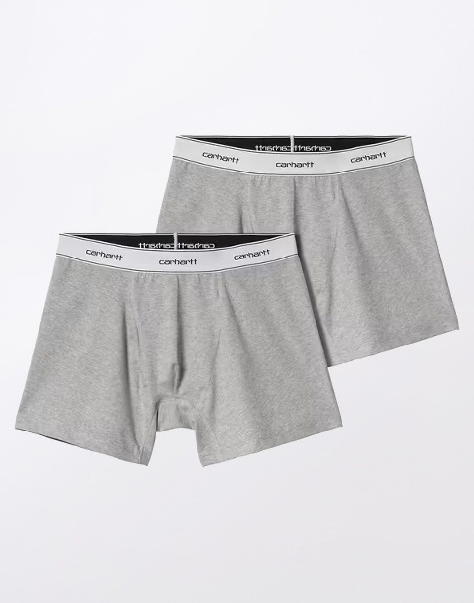 Carhartt WIP Cotton Trunks Grey Heather + Grey Heather