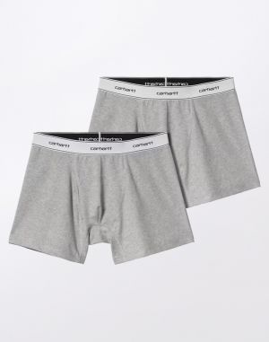 Carhartt WIP Cotton Trunks Grey Heather + Grey Heather