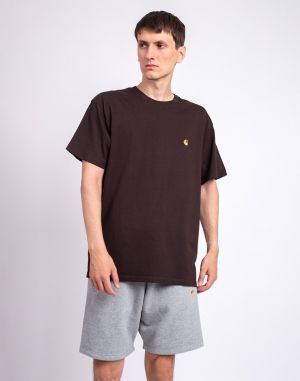 Carhartt WIP S/S Chase T-Shirt Tobacco/Gold