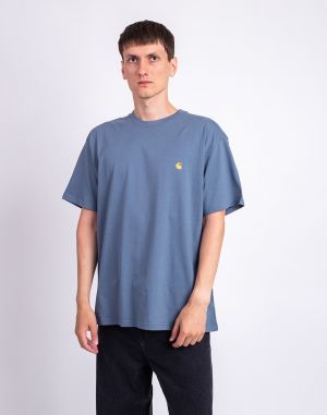 Carhartt WIP S/S Chase T-Shirt Angelite/Gold