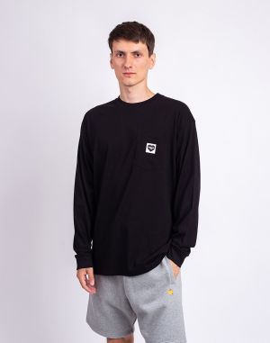 Carhartt WIP L/S Pocket Heart T-Shirt Black/Black