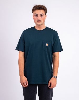 Carhartt WIP S/S Pocket T-Shirt Deep Lagoon
