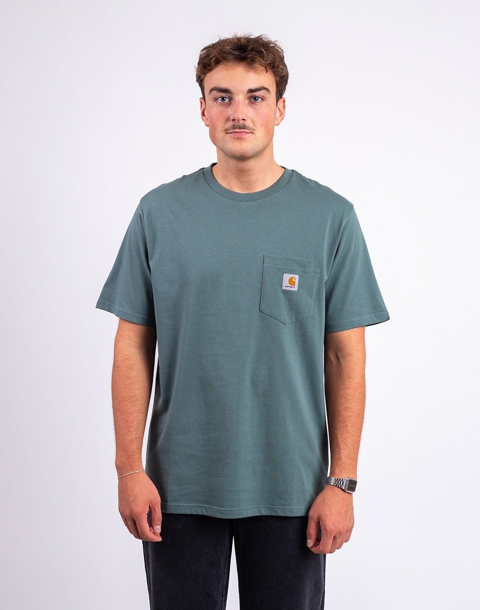 Carhartt WIP S/S Pocket T-Shirt Silver Pine