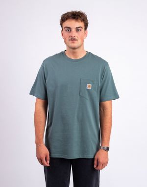 Carhartt WIP S/S Pocket T-Shirt Silver Pine