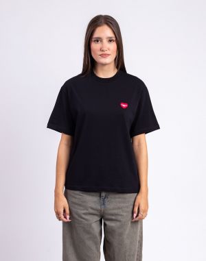 Carhartt WIP W' S/S Heart Patch T-Shirt Black/Red