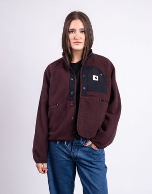 Carhartt WIP W' Flynn Fleece Jacket Palisander/Black