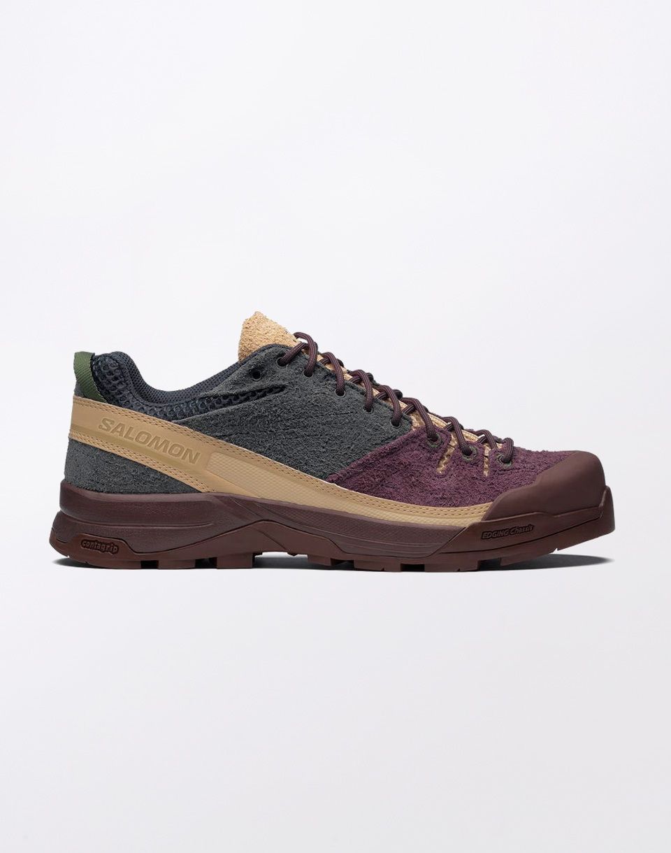 Salomon X-Alp Suede Plum Perfect/Nine Iron/Safari 40 2/3