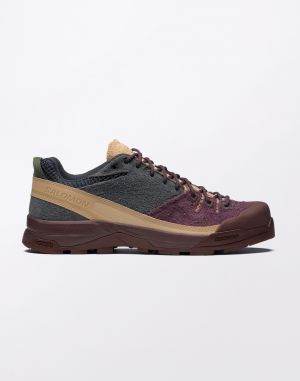 Salomon X-Alp Suede Plum Perfect/Nine Iron/Safari 40 2/3